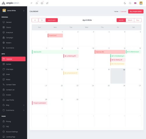 bootstrap admin template for crm
