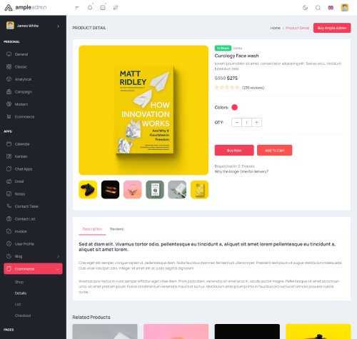 bootstrap admin template for crm